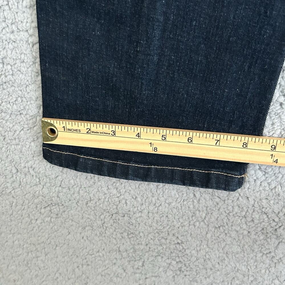 IZOD Comfort Stretch Straight Mens Jeans 34x30 (34X28) Fit Dark Wash Blue Denim - Picture 12 of 13